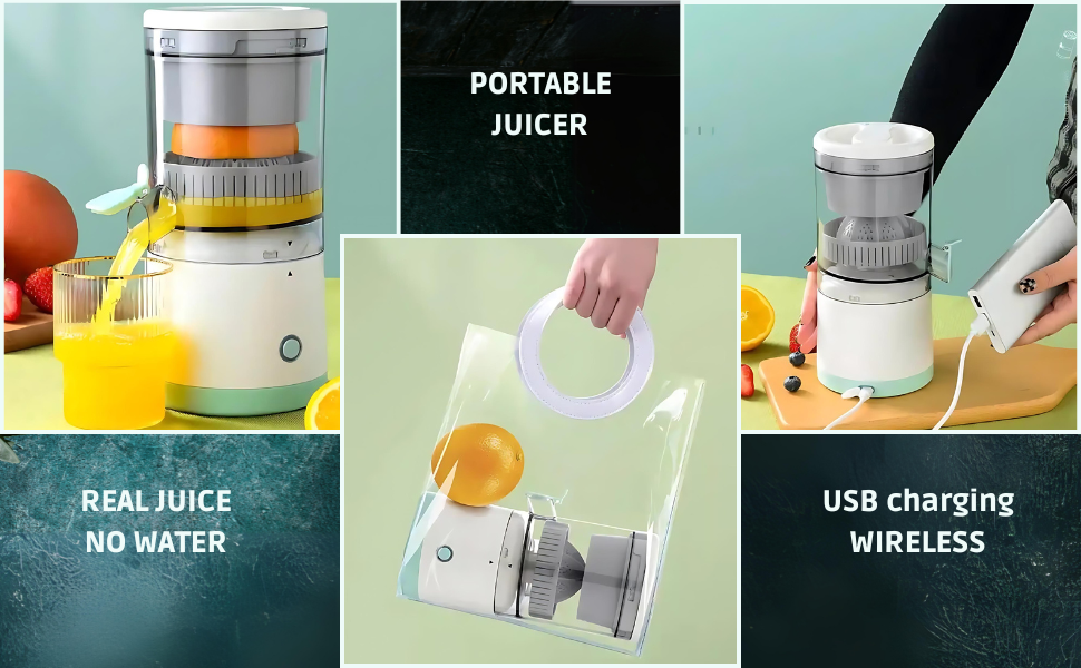 Exprimidor Electrico De Jugo Inalambrico